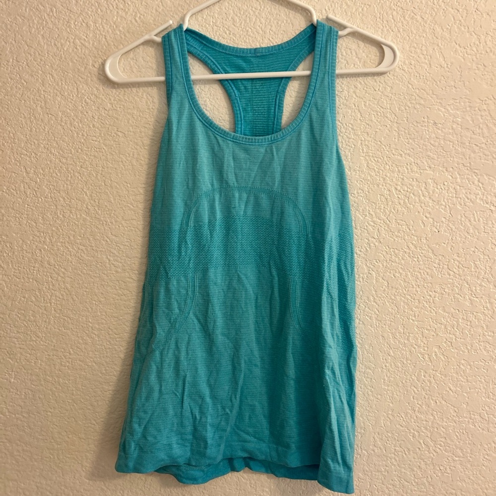 Blue Lululemon Tank
